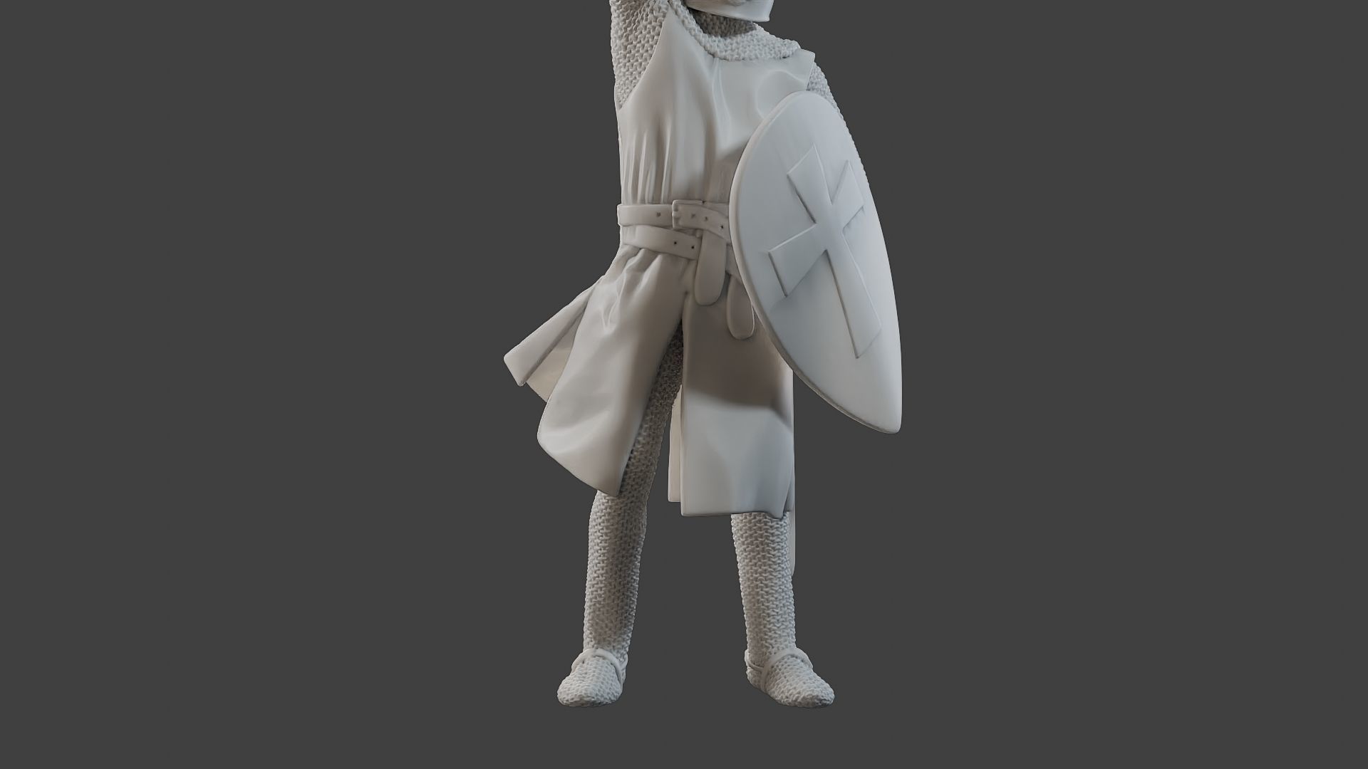 Knight Templar Victory T1 3D print model_28