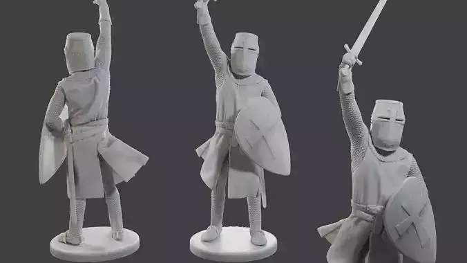 Knight Templar Victory T1 3D print model