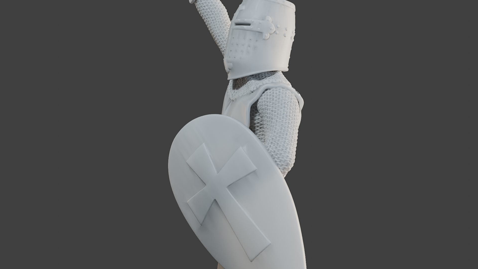 Knight Templar Victory T1 3D print model_17