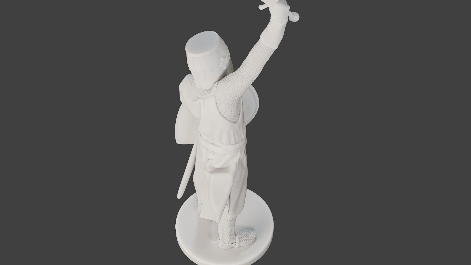 Knight Templar Victory T1 3D print model_22