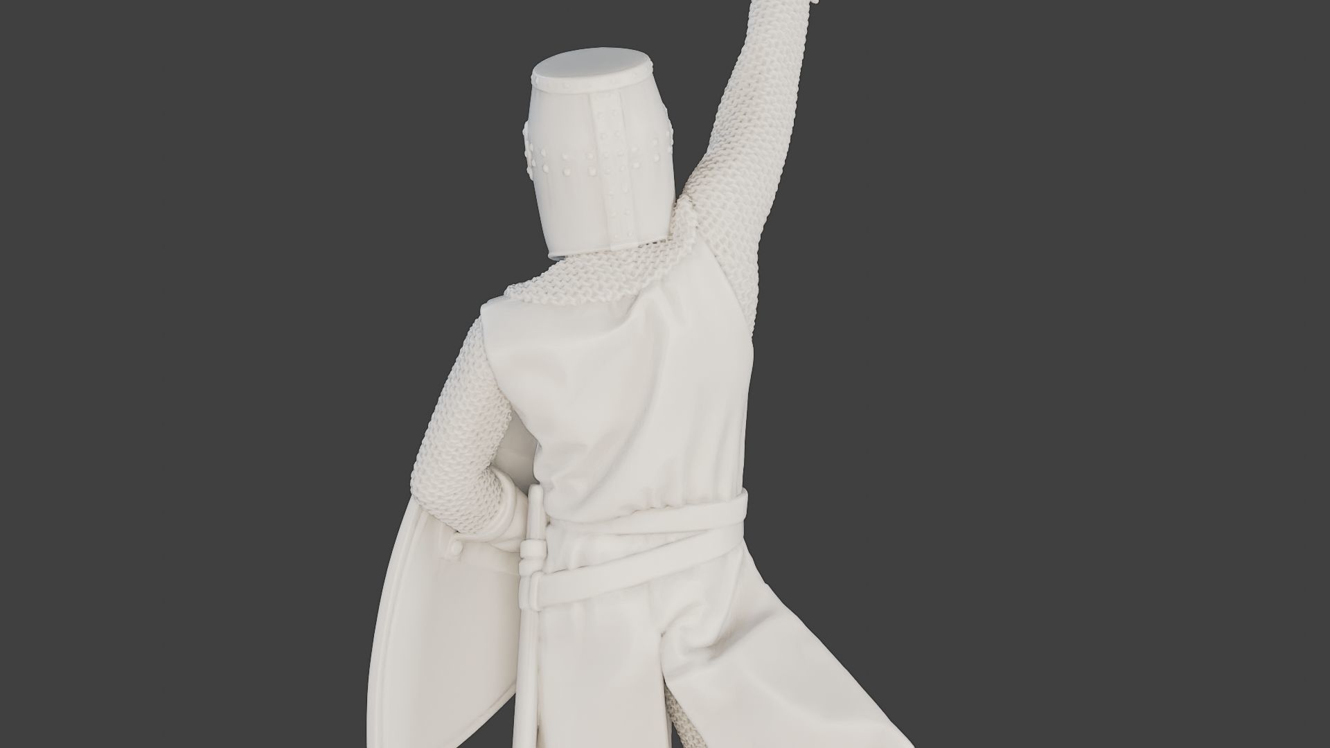 Knight Templar Victory T1 3D print model_21