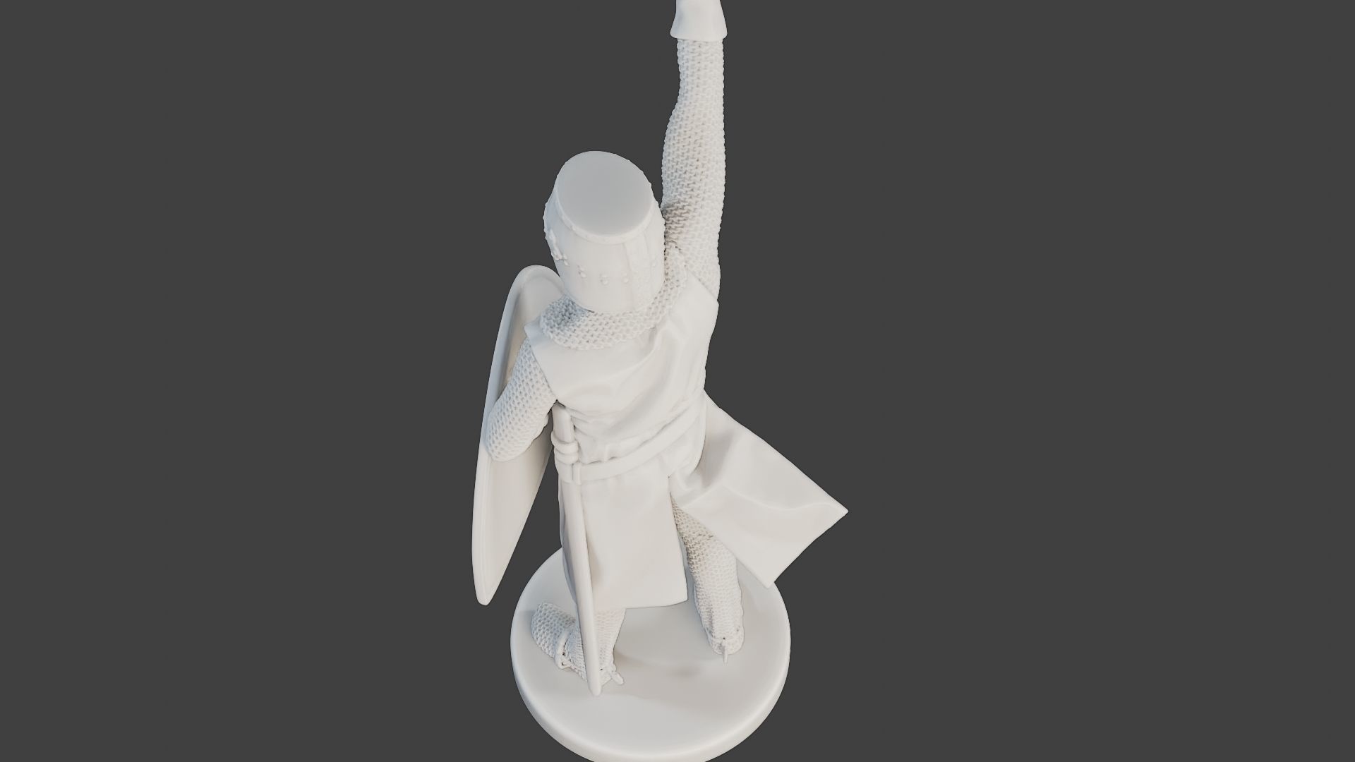 Knight Templar Victory T1 3D print model_15