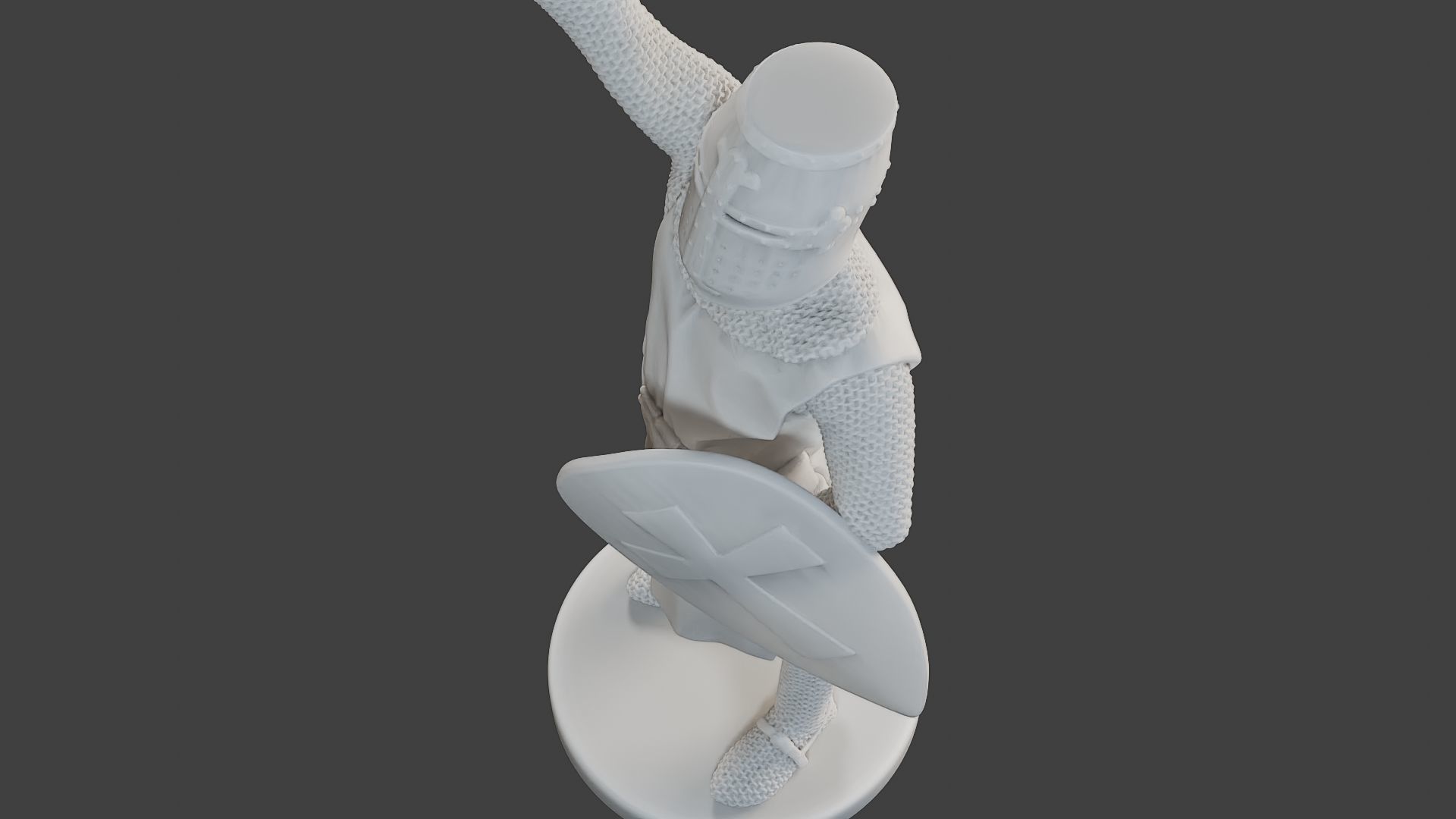 Knight Templar Victory T1 3D print model_16