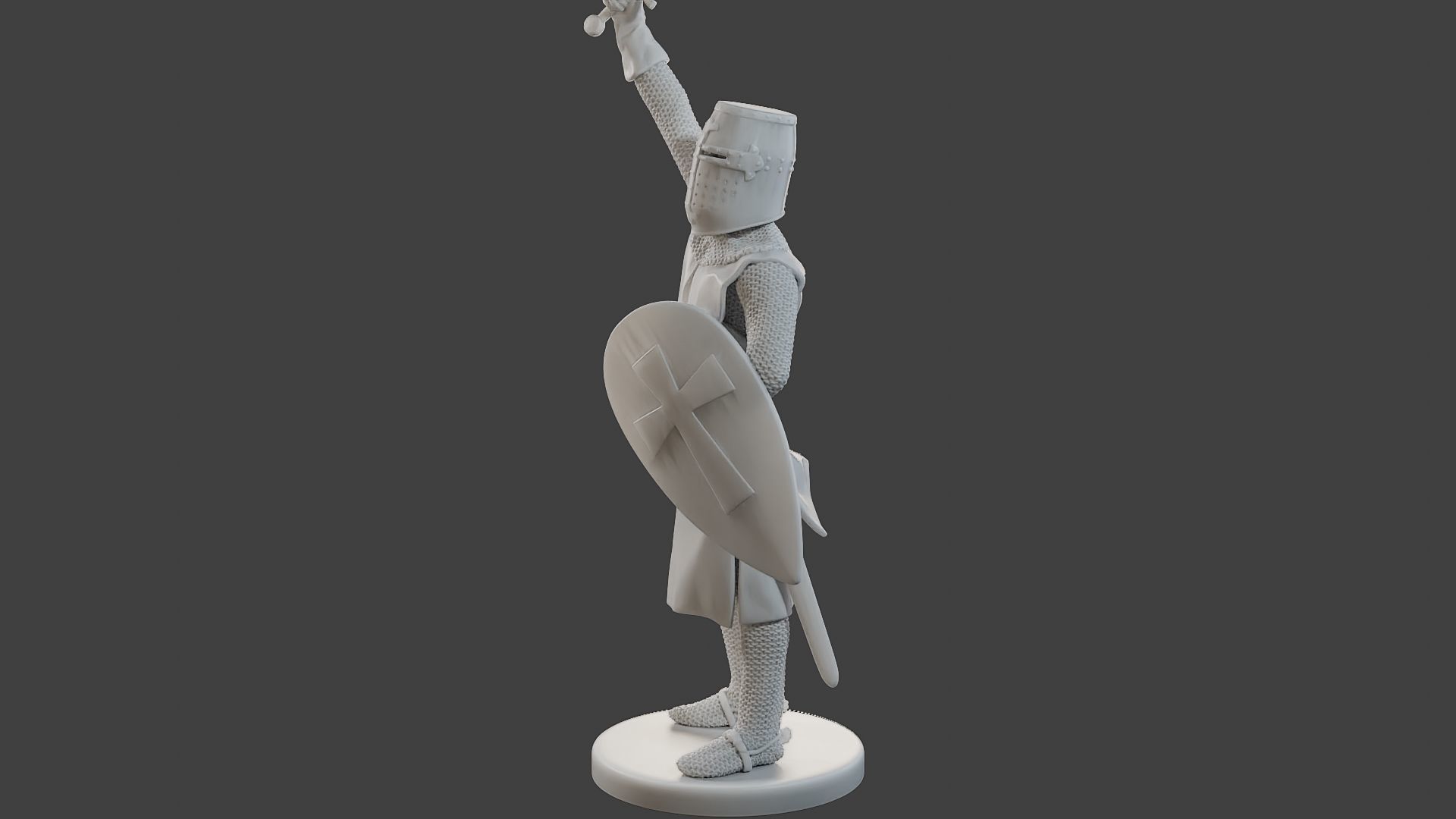 Knight Templar Victory T1 3D print model_3
