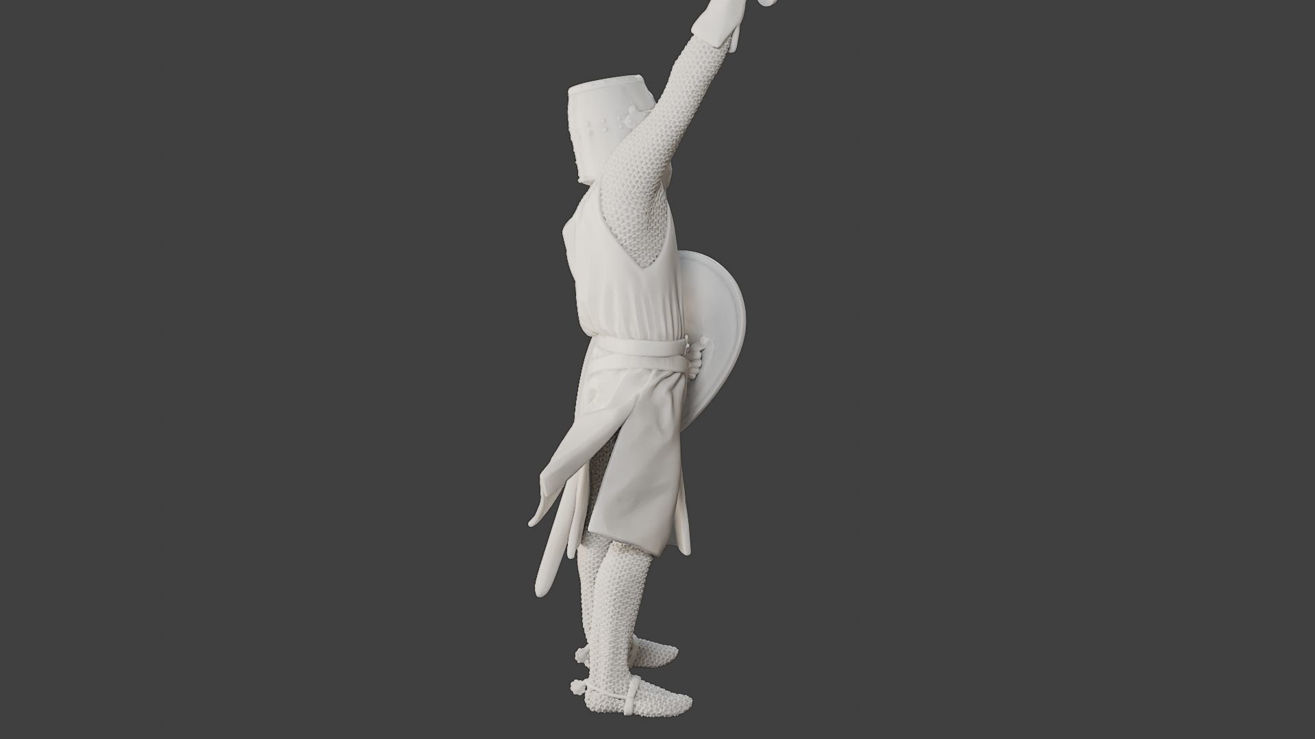 Knight Templar Victory T1 3D print model_31