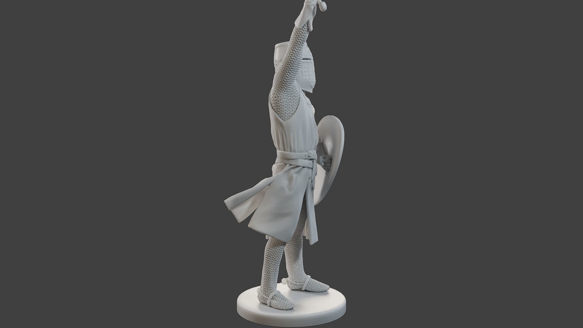 Knight Templar Victory T1 3D print model_9
