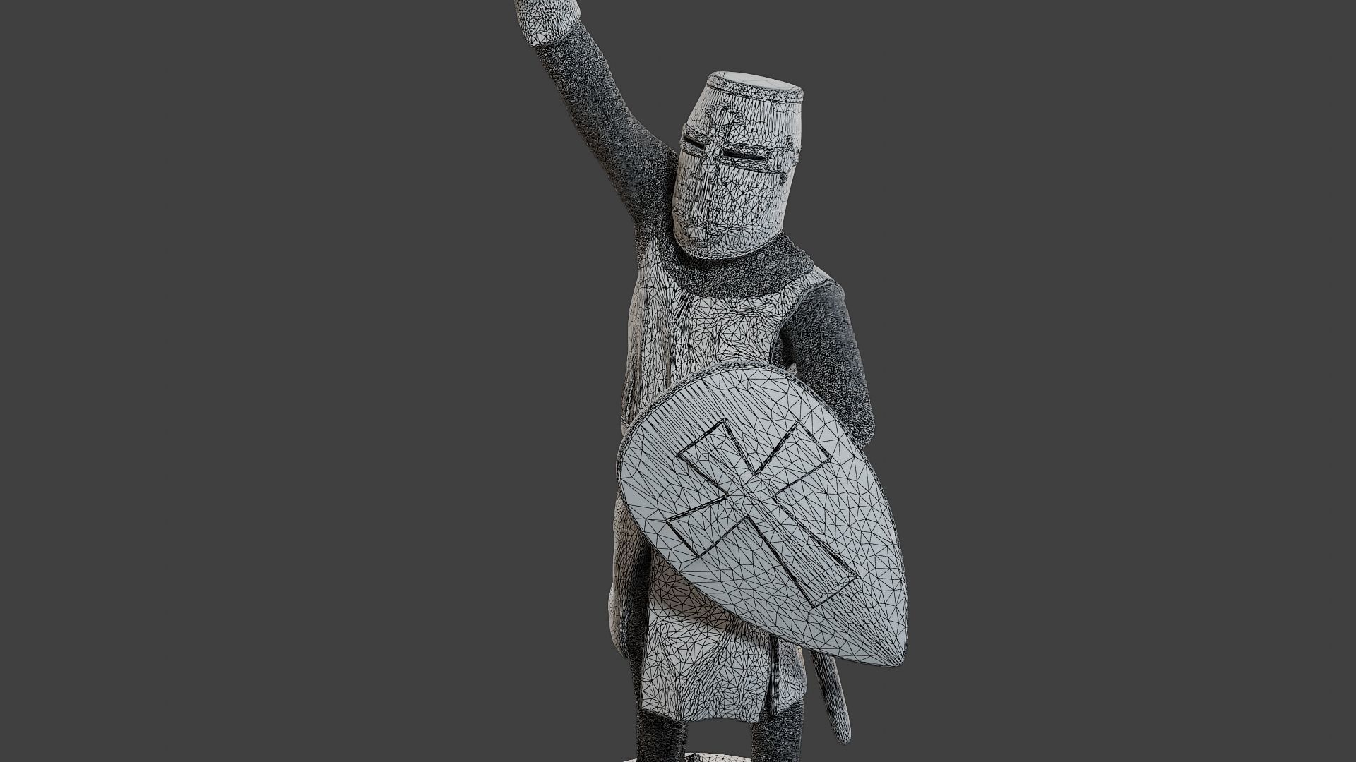 Knight Templar Victory T1 3D print model_12