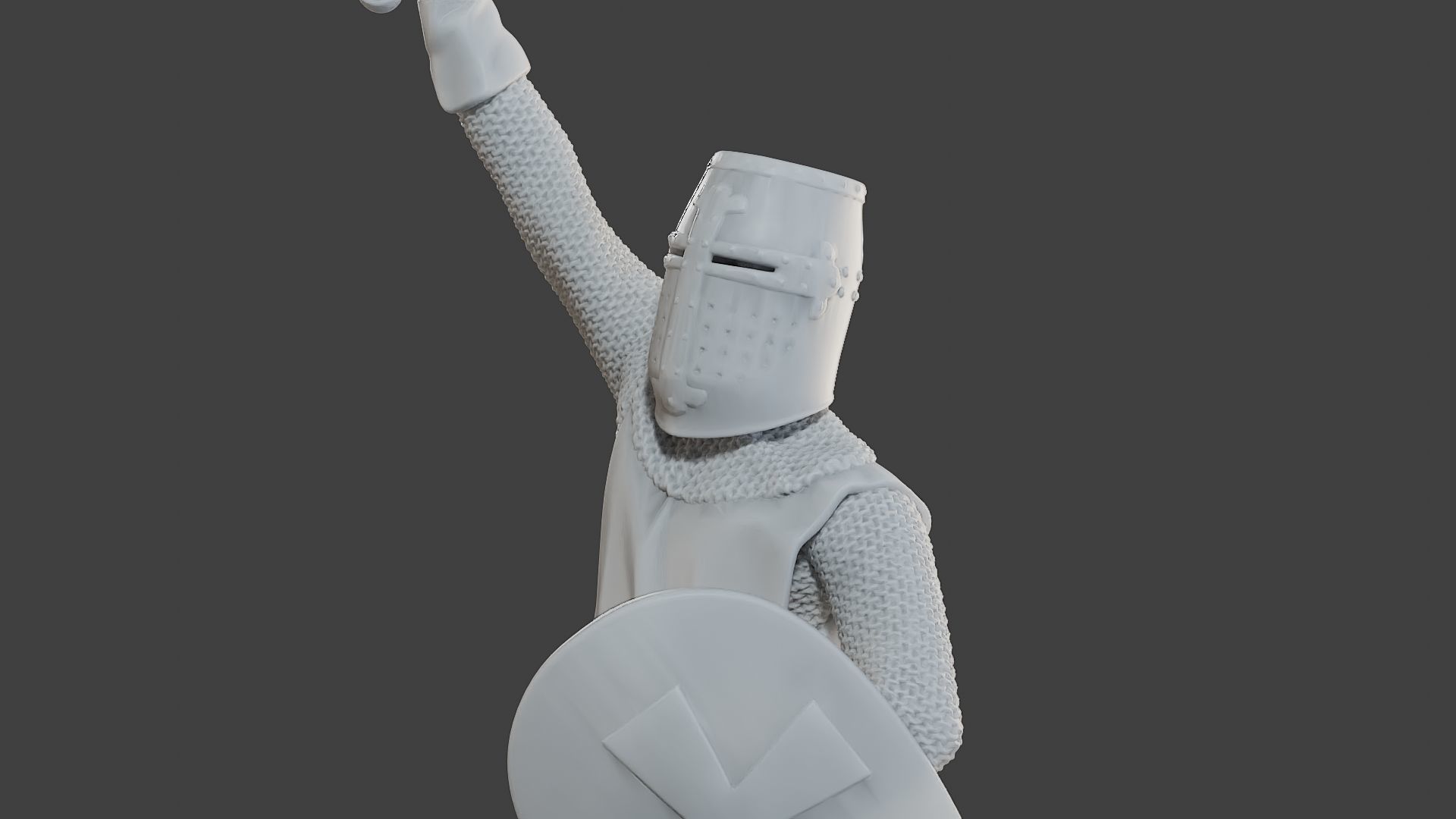 Knight Templar Victory T1 3D print model_18