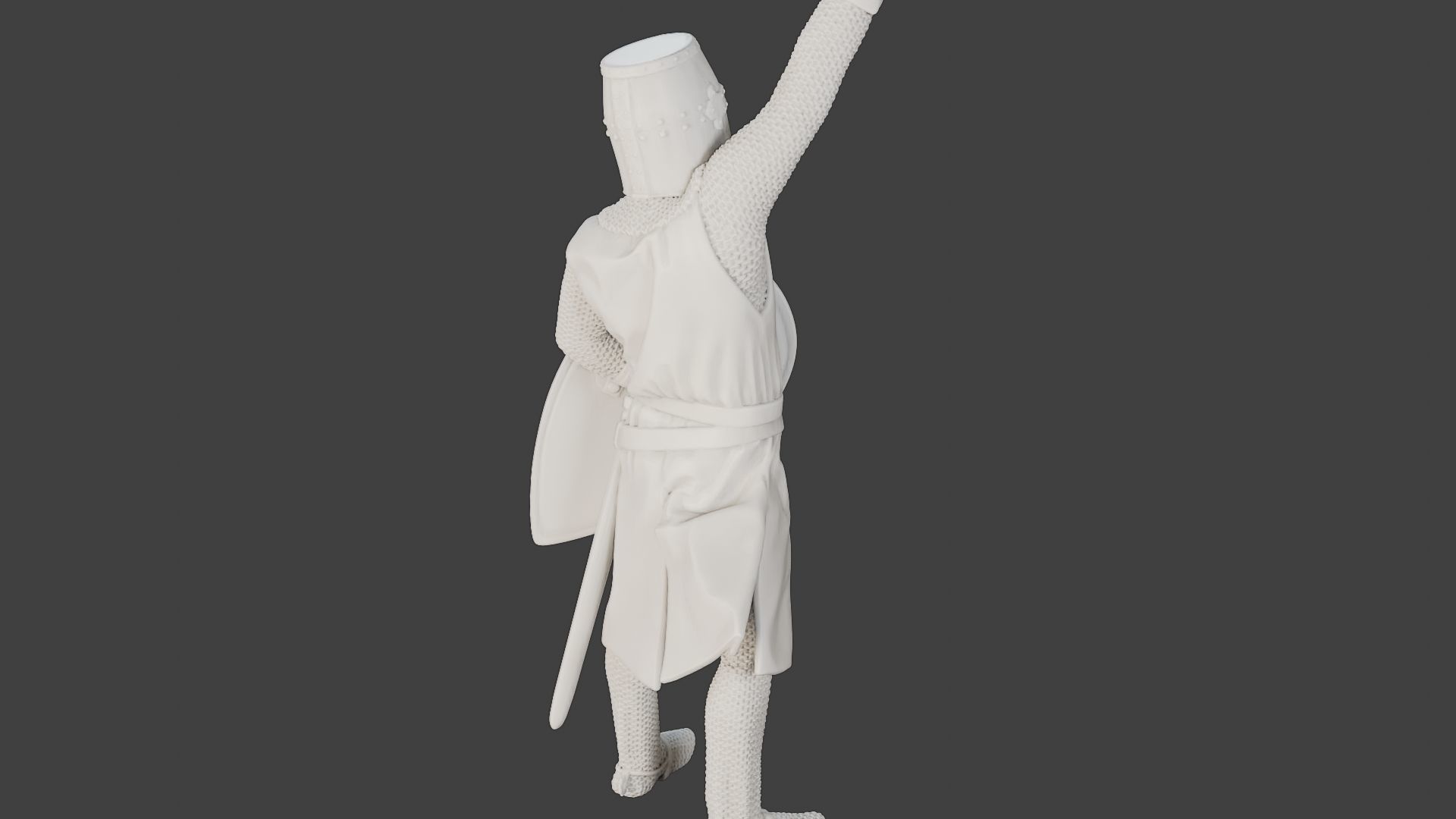 Knight Templar Victory T1 3D print model_24