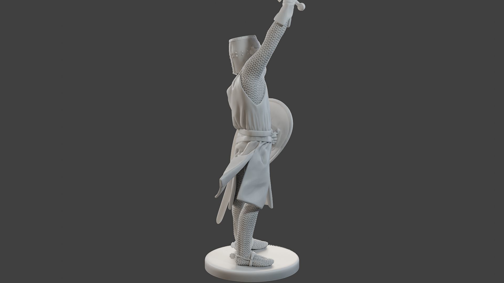 Knight Templar Victory T1 3D print model_8