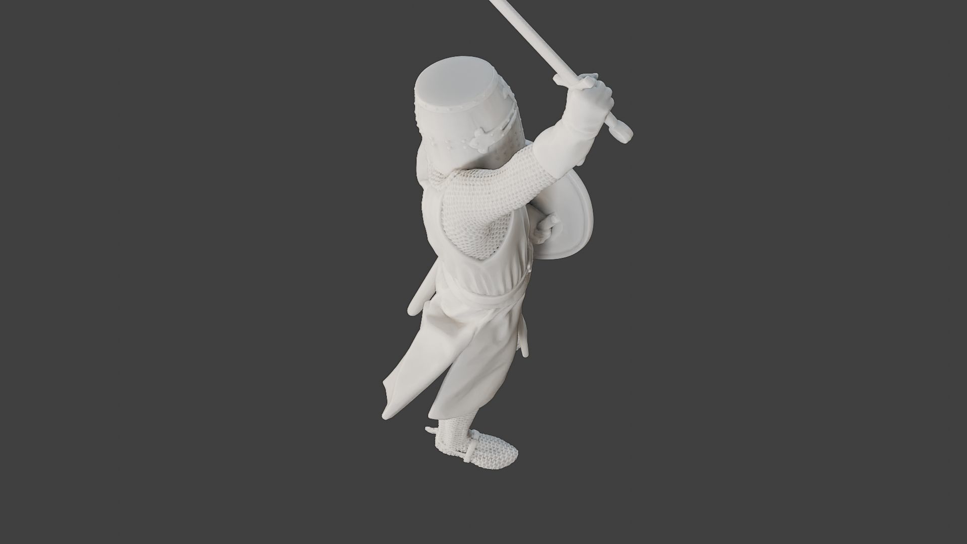 Knight Templar Victory T1 3D print model_23
