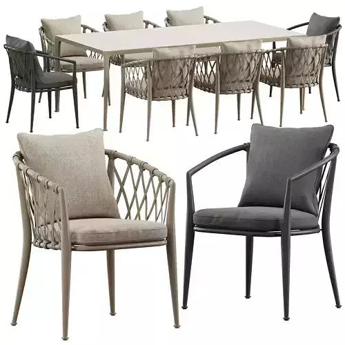 B B Italy Erica dining table