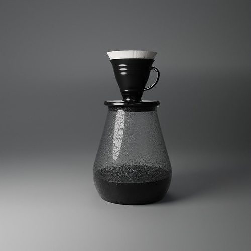 The V60 Coffee Dripper 3D model