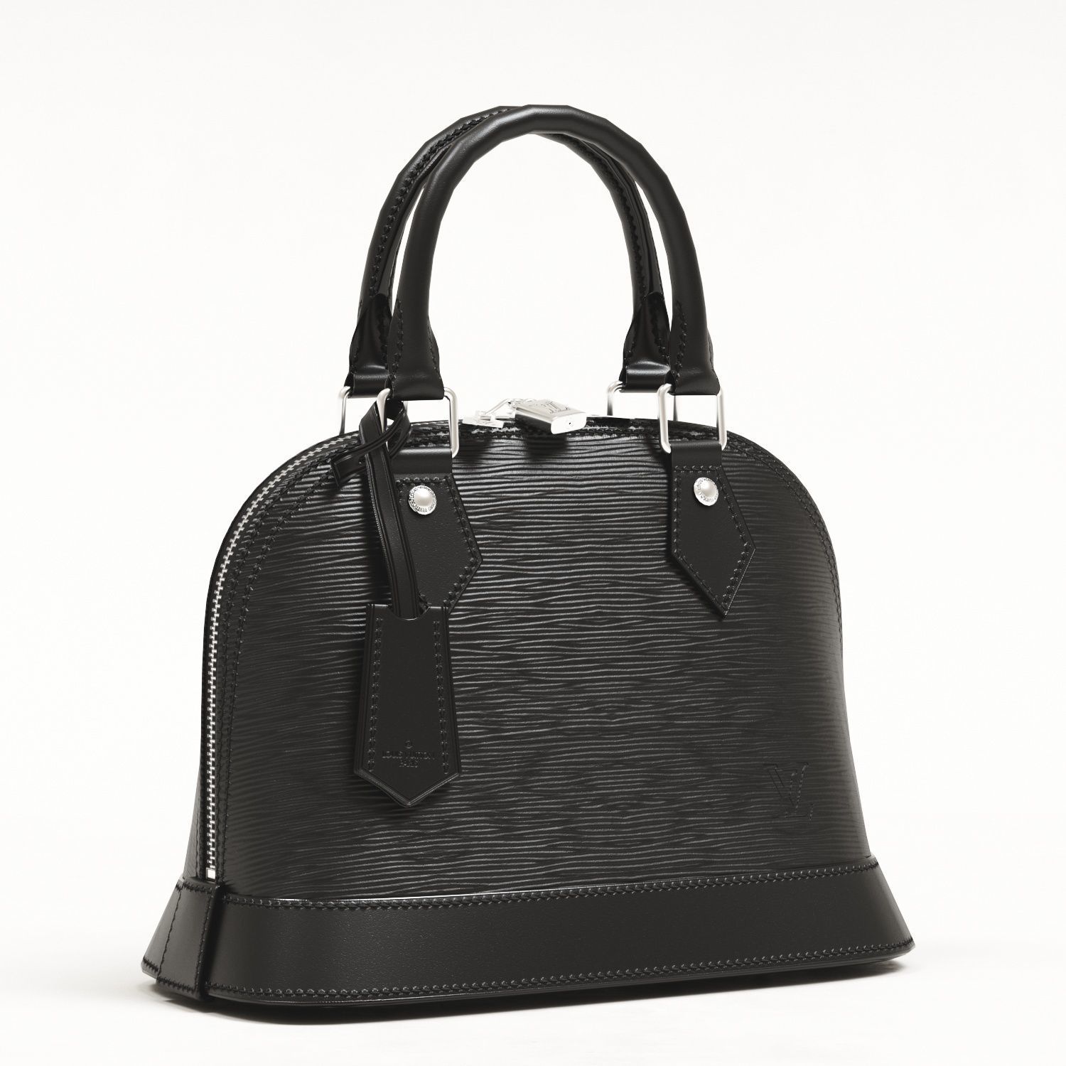 Louis Vuitton Alma BB Top Handle Bag in Epi Leather Neutrals Low-poly 3D model_14