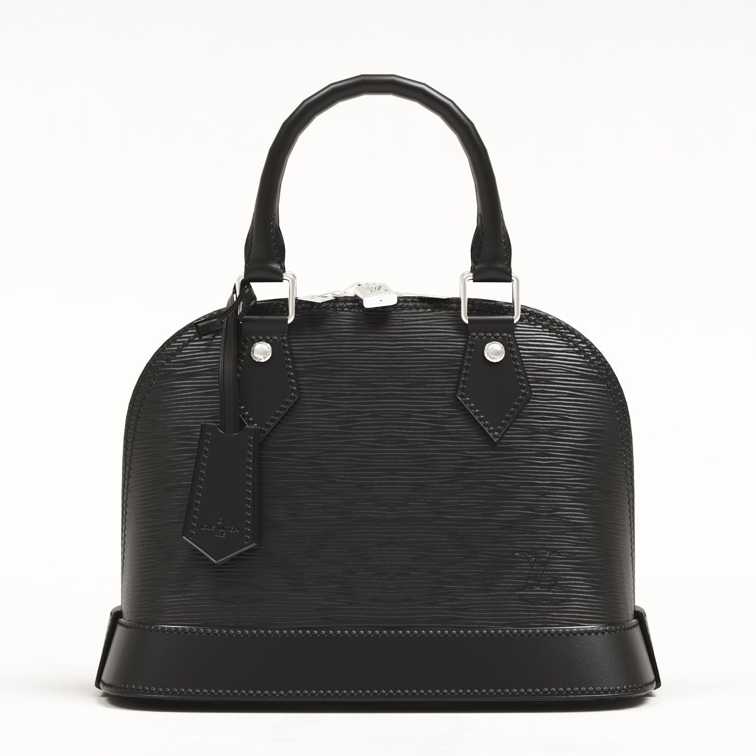 Louis Vuitton Alma BB Top Handle Bag in Epi Leather Neutrals Low-poly 3D model_15