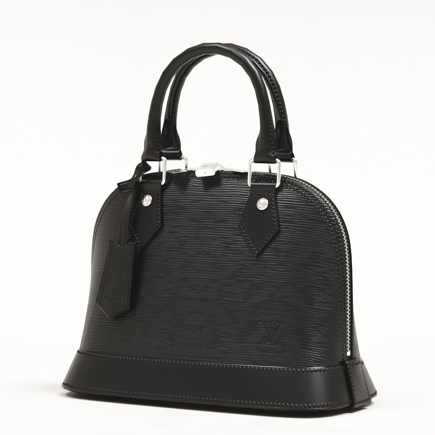 Louis Vuitton Alma BB Top Handle Bag in Epi Leather Neutrals Low-poly 3D model_16