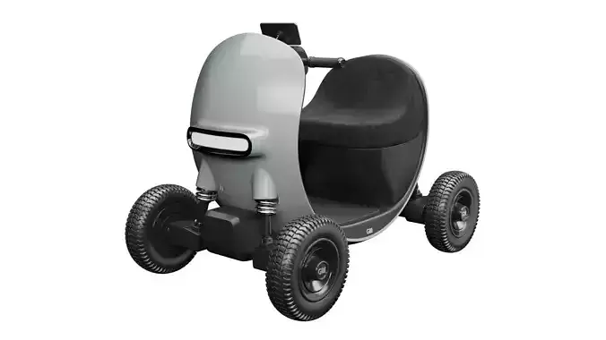 Electric mobility scooter GLM 3D model