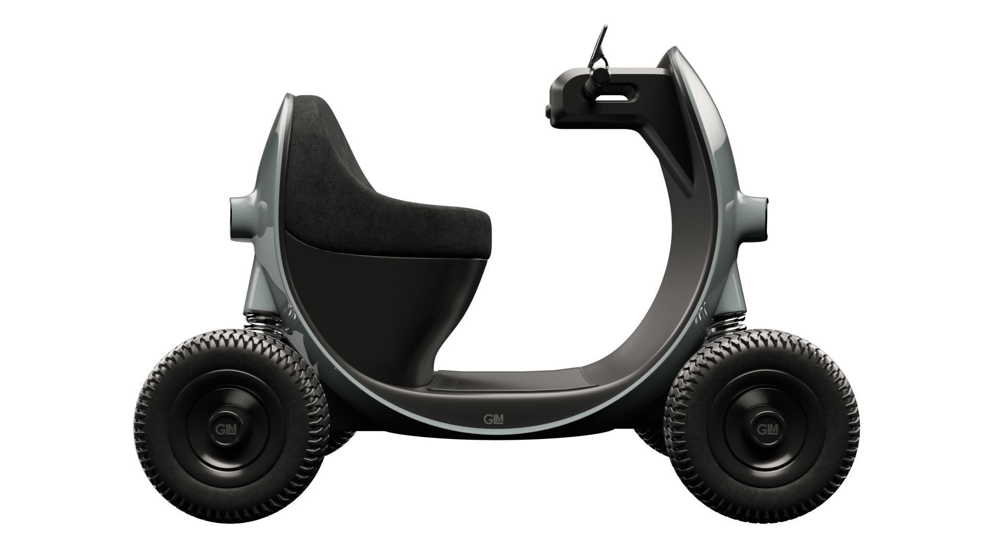 Electric mobility scooter GLM 3D model_3