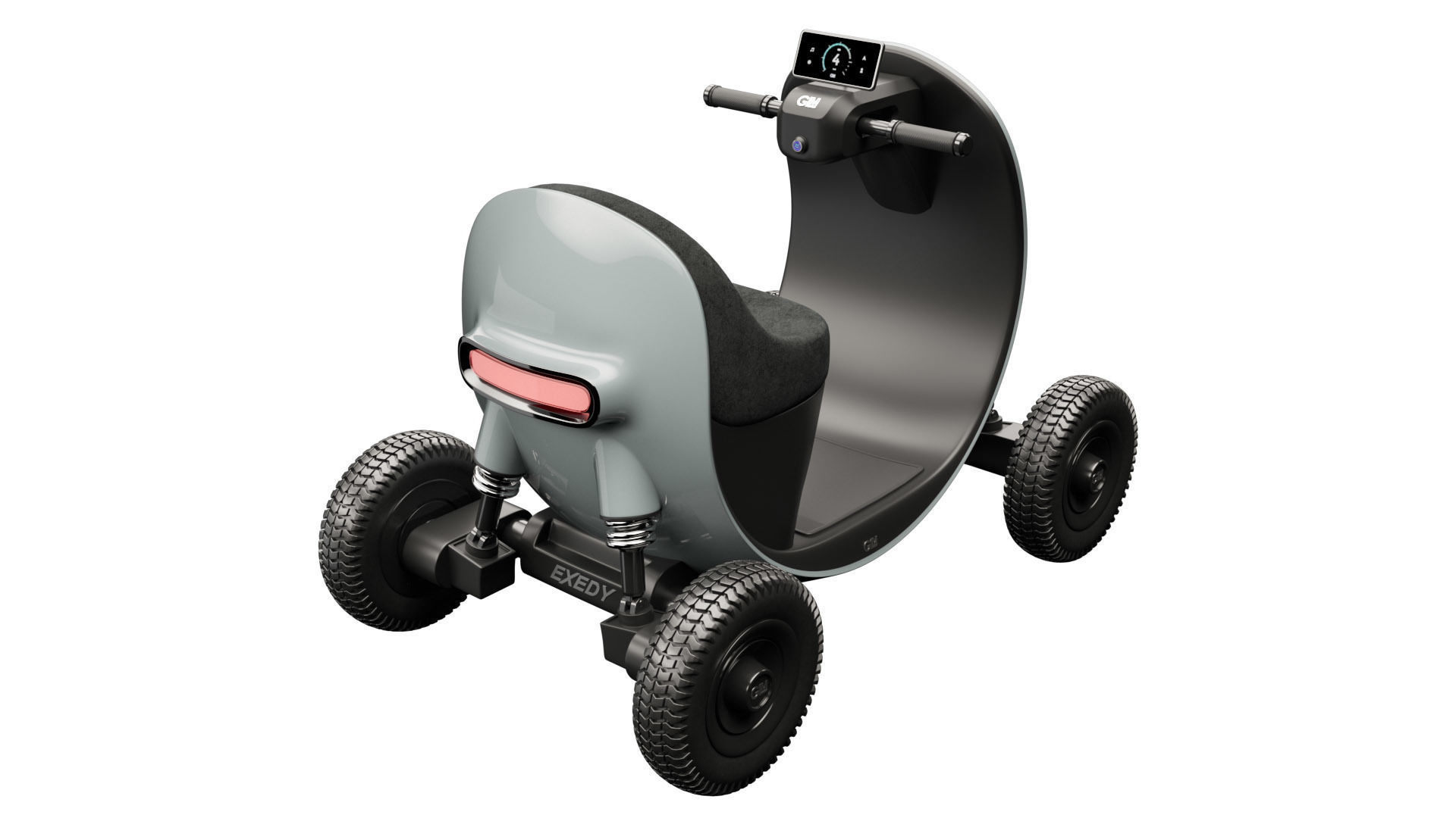 Electric mobility scooter GLM 3D model_5