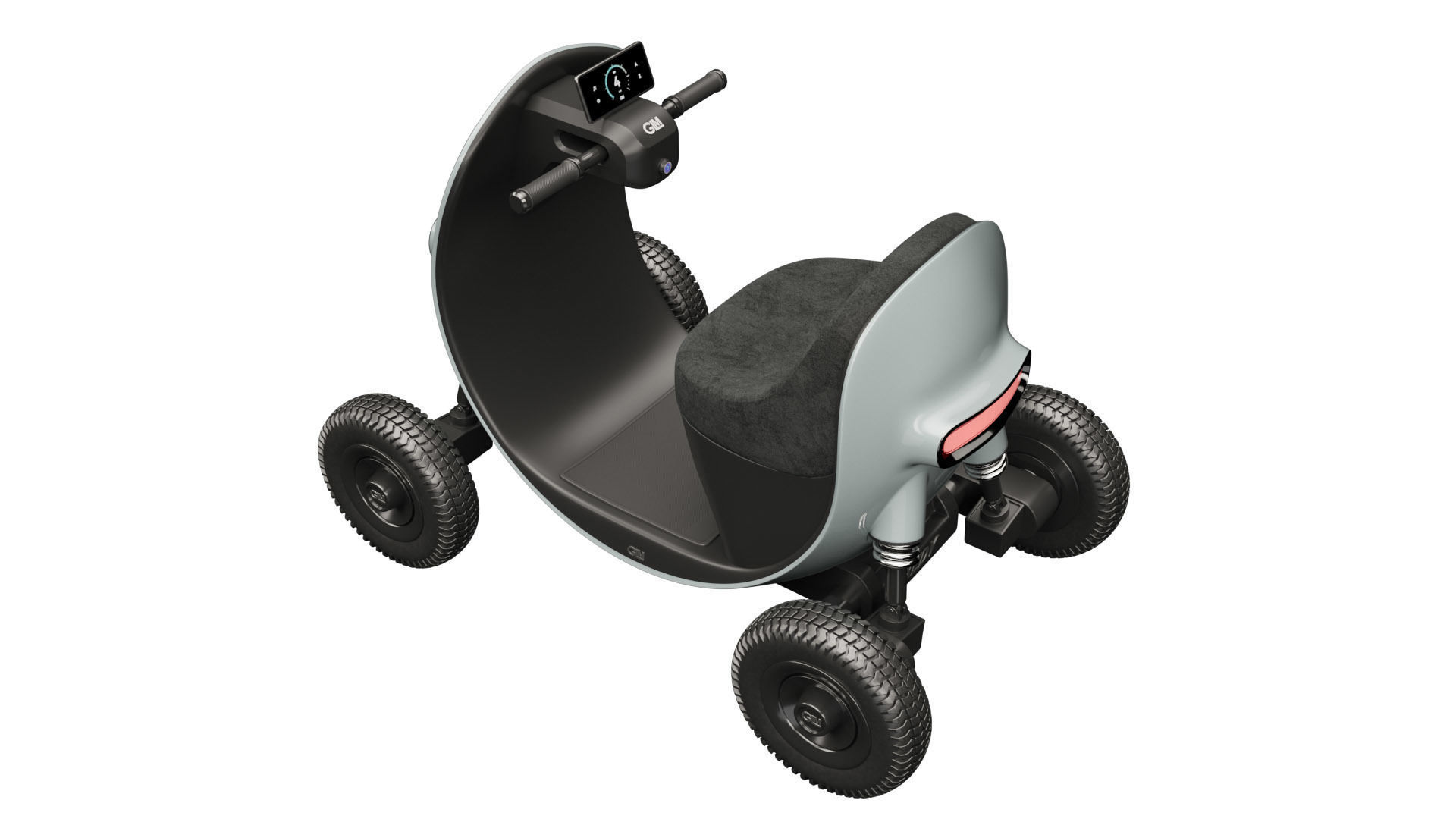 Electric mobility scooter GLM 3D model_8
