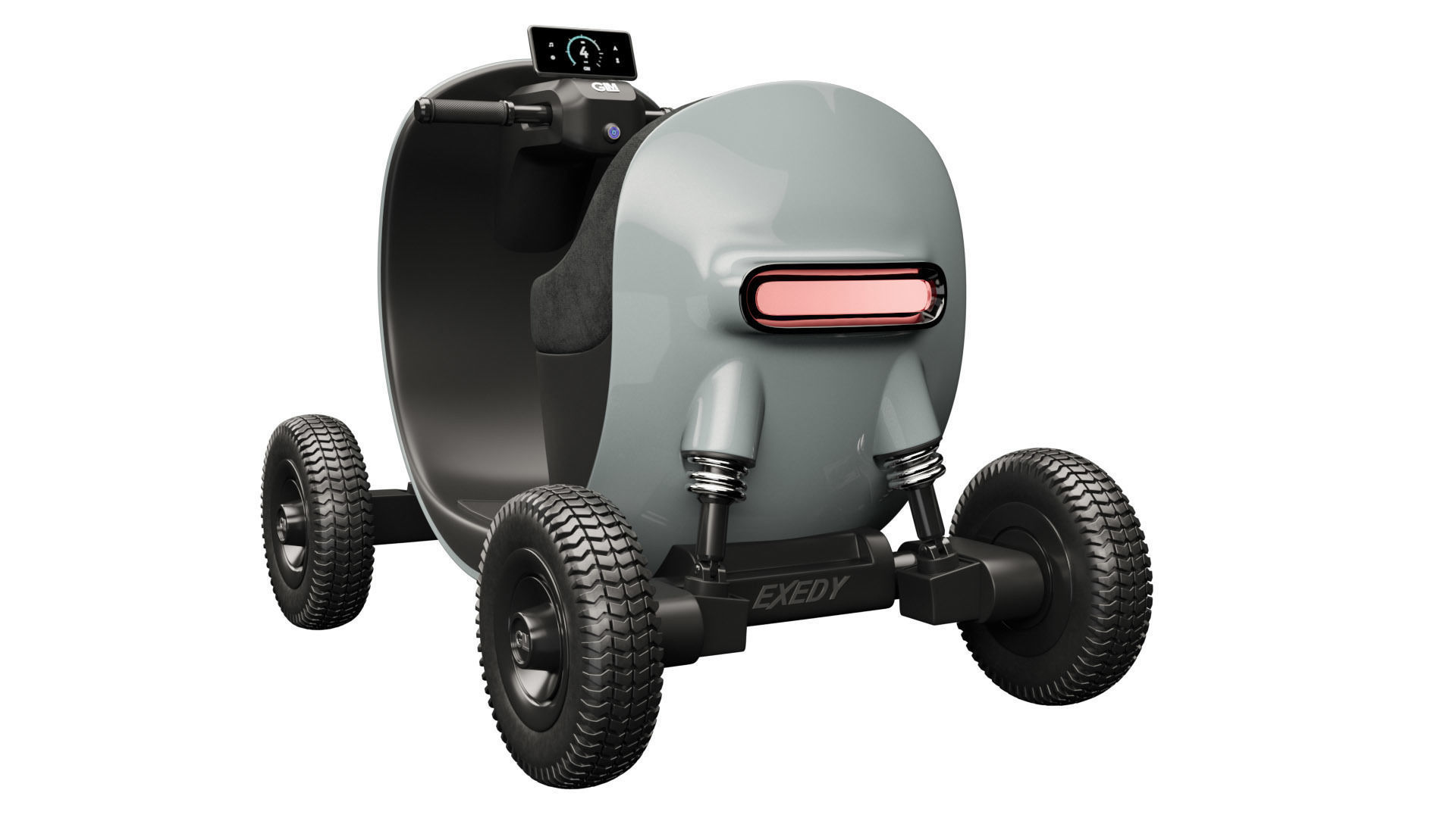 Electric mobility scooter GLM 3D model_1