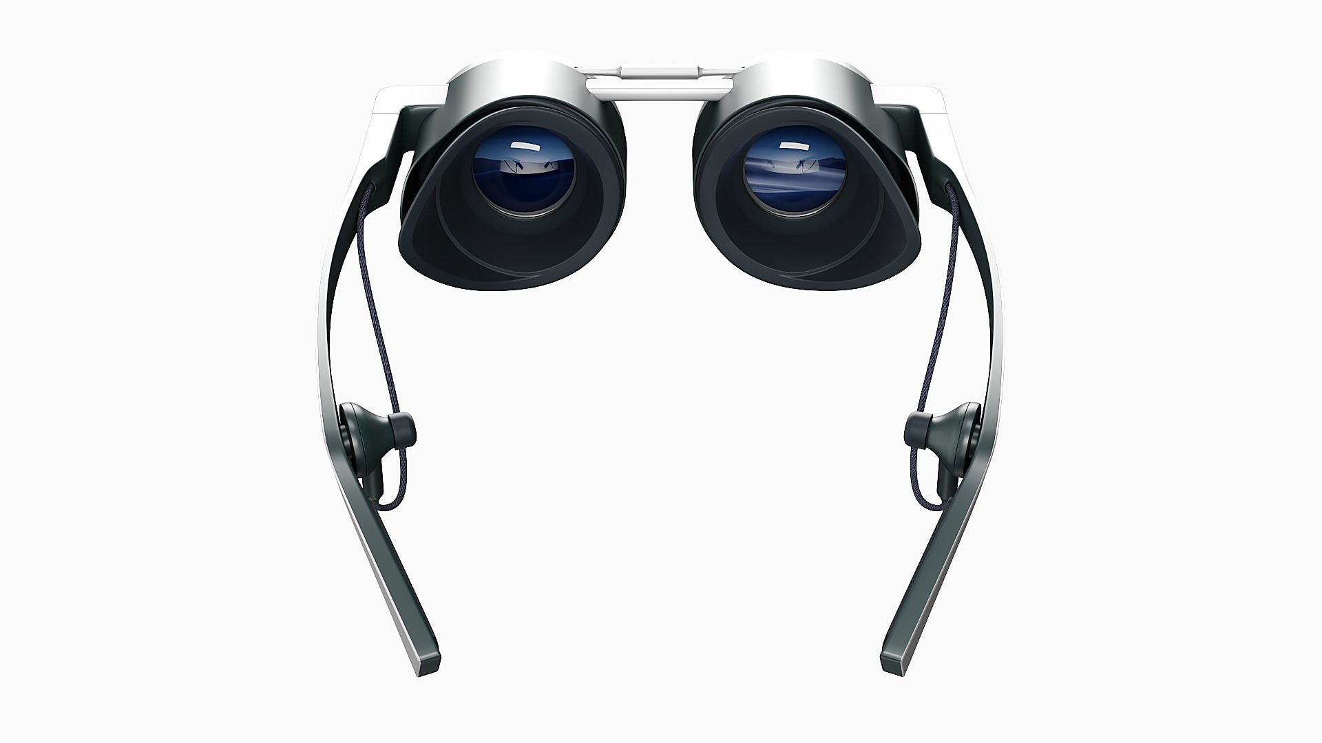 Modern looking minimalist VR headset Low-poly 3D model_3