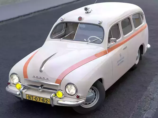 Skoda 1200 Ambulance 1953