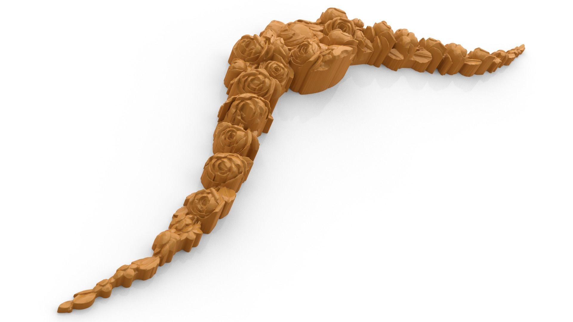 Classic decor ornament v-3D model 69 3D model_2