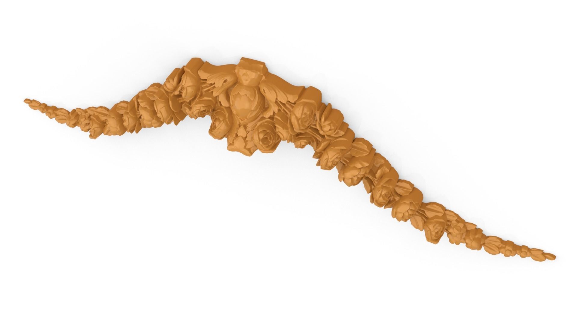 Classic decor ornament v-3D model 69 3D model_4