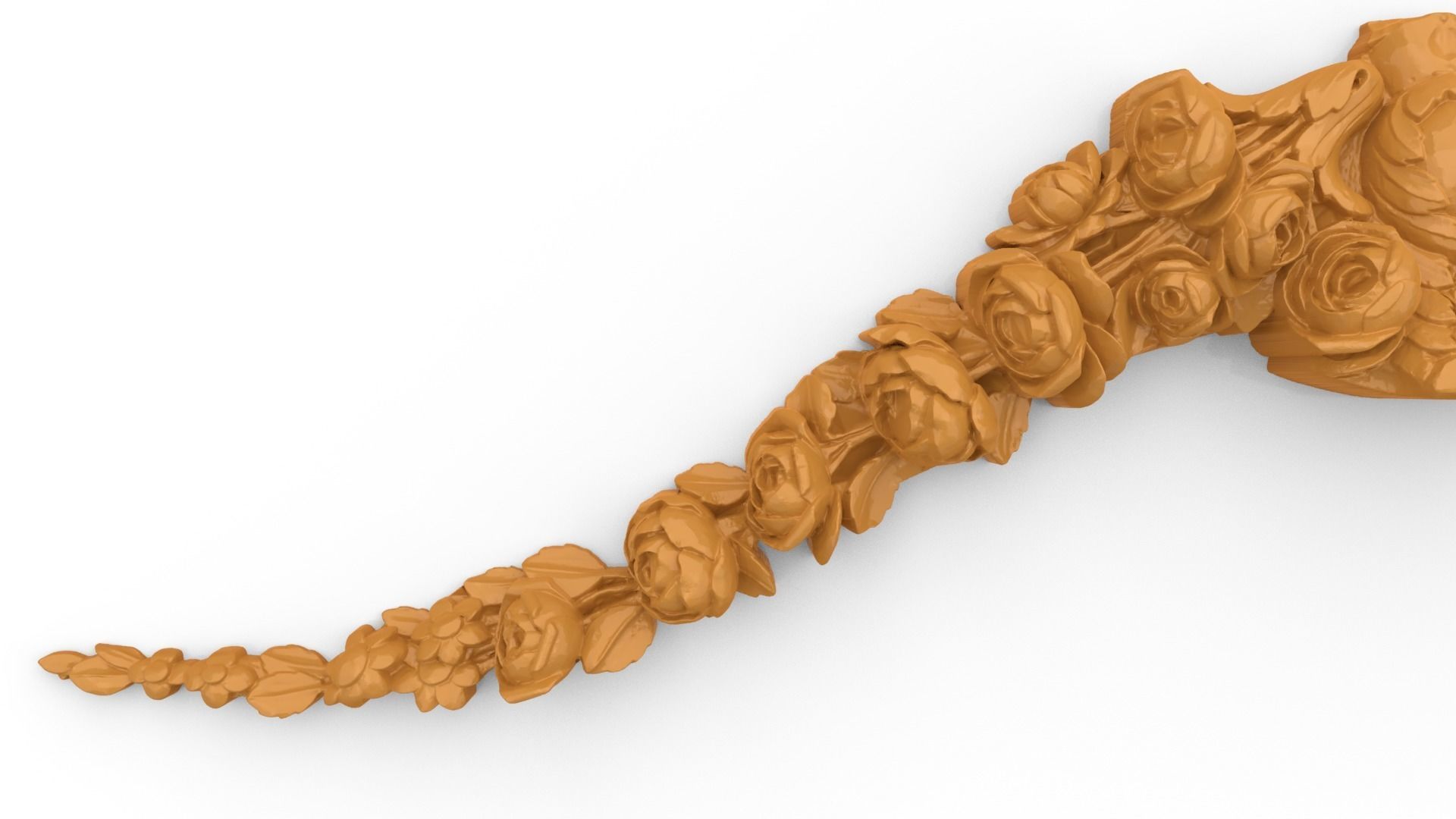 Classic decor ornament v-3D model 69 3D model_1