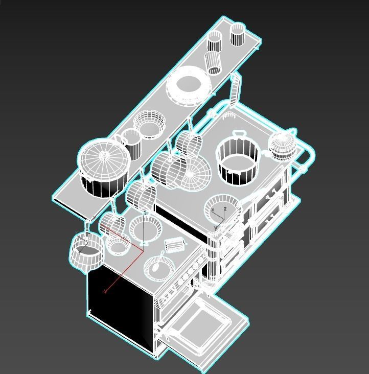 Abandoned Kitchen 3D model_14