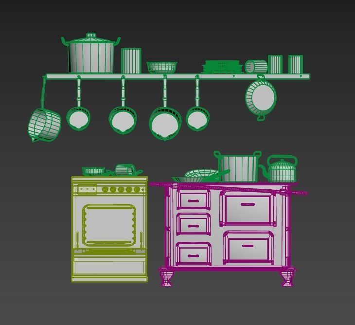 Abandoned Kitchen 3D model_15