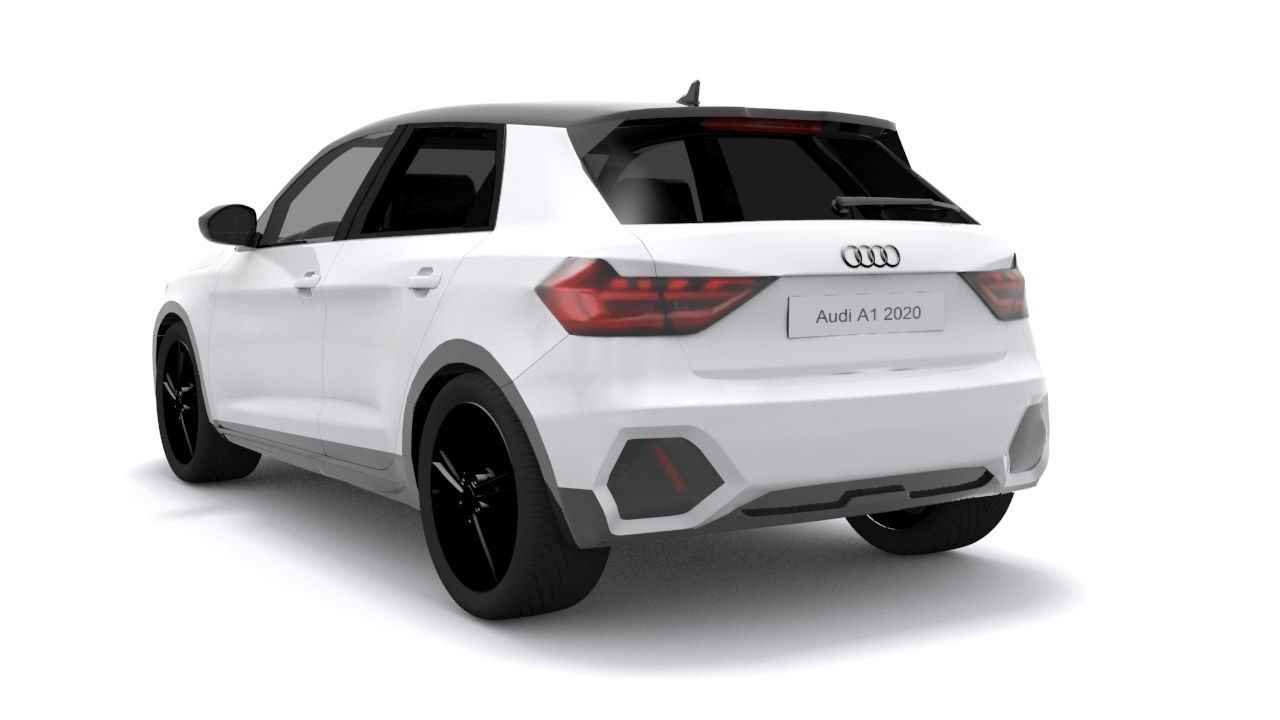 Audi A1 Citycarver 2020 3D model_3