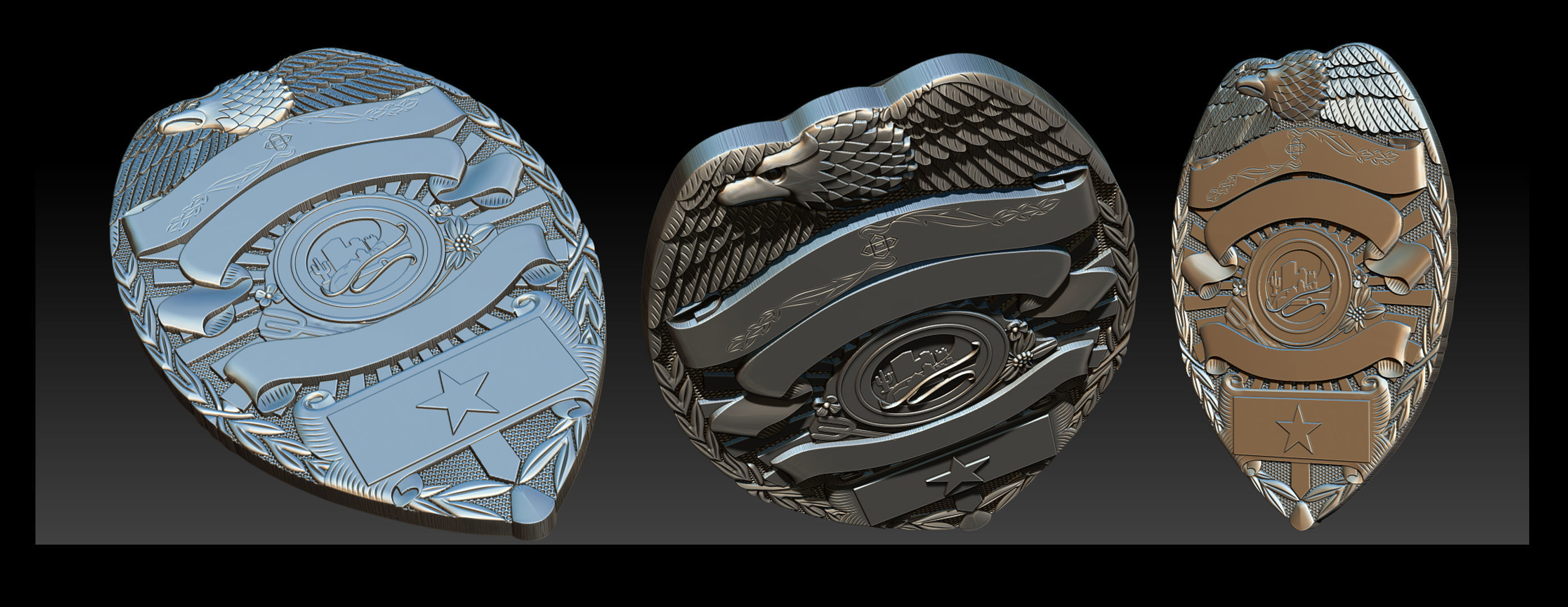 Tucson Arizona Badge - 3D Badges Collection 3D print model_28