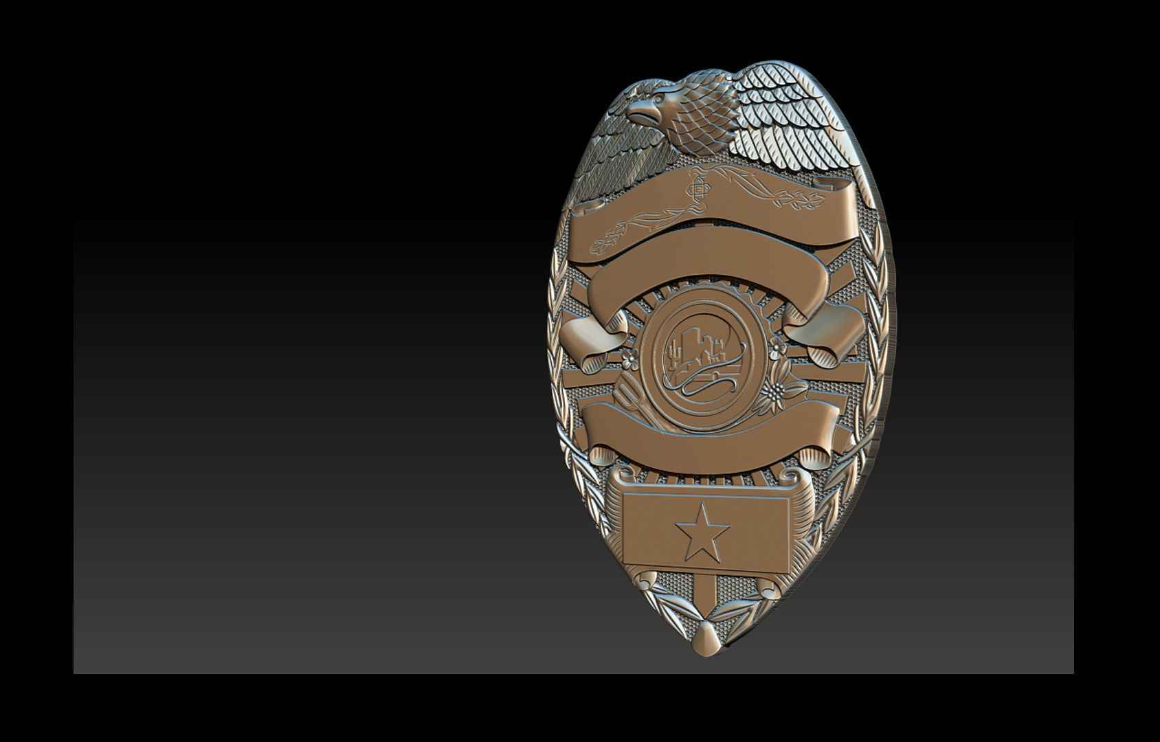 Tucson Arizona Badge - 3D Badges Collection 3D print model_13