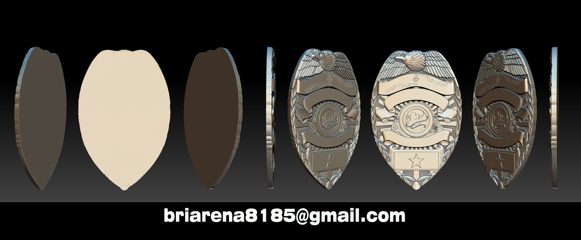 Tucson Arizona Badge - 3D Badges Collection 3D print model_2
