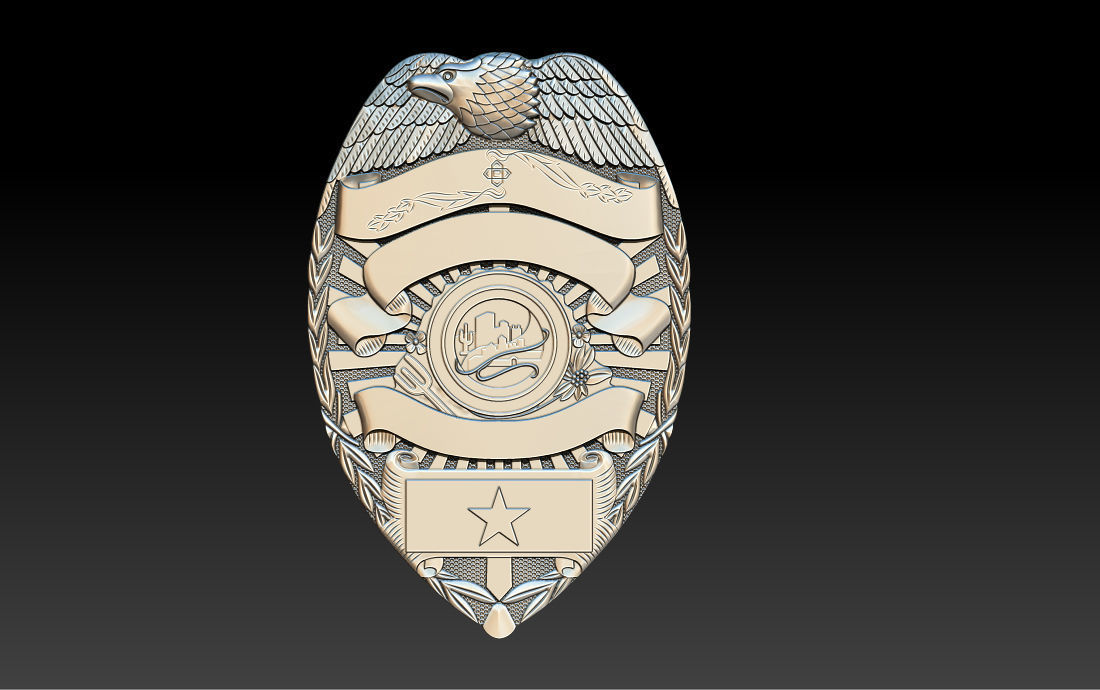 Tucson Arizona Badge - 3D Badges Collection 3D print model_20