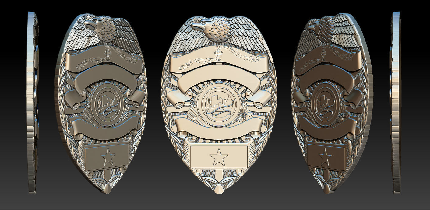 Tucson Arizona Badge - 3D Badges Collection 3D print model_27