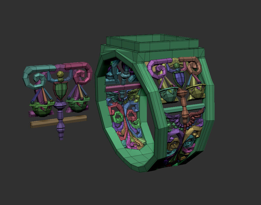 Libra zodiac sign 3D print model_1