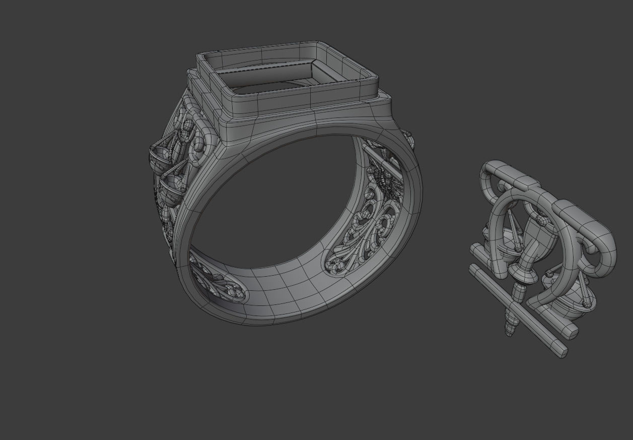 Libra zodiac sign 3D print model_5