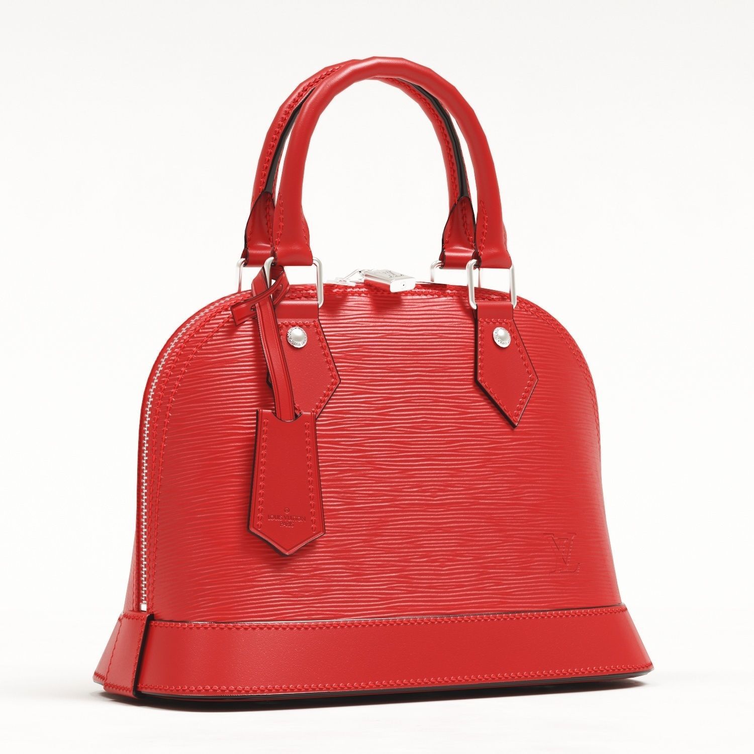 Louis Vuitton Alma BB Top Handle Bag in Epi Leather Warm Low-poly 3D model_14