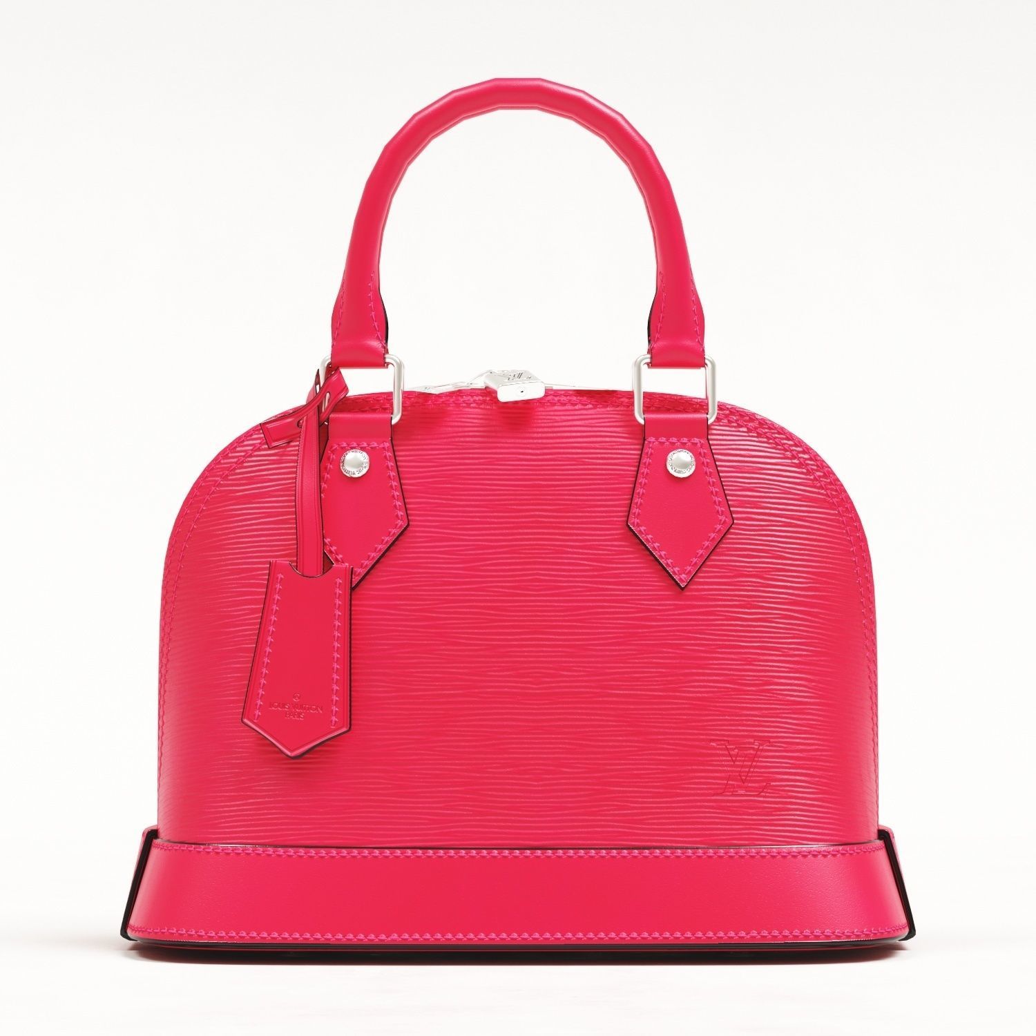 Louis Vuitton Alma BB Top Handle Bag in Epi Leather Warm Low-poly 3D model_3