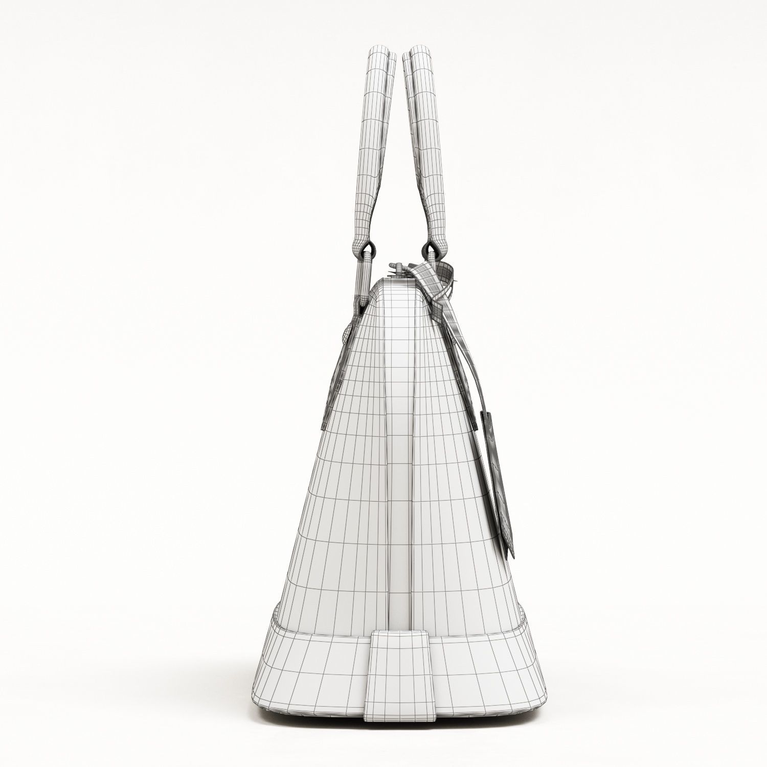 Louis Vuitton Alma BB Top Handle Bag in Epi Leather Warm Low-poly 3D model_22