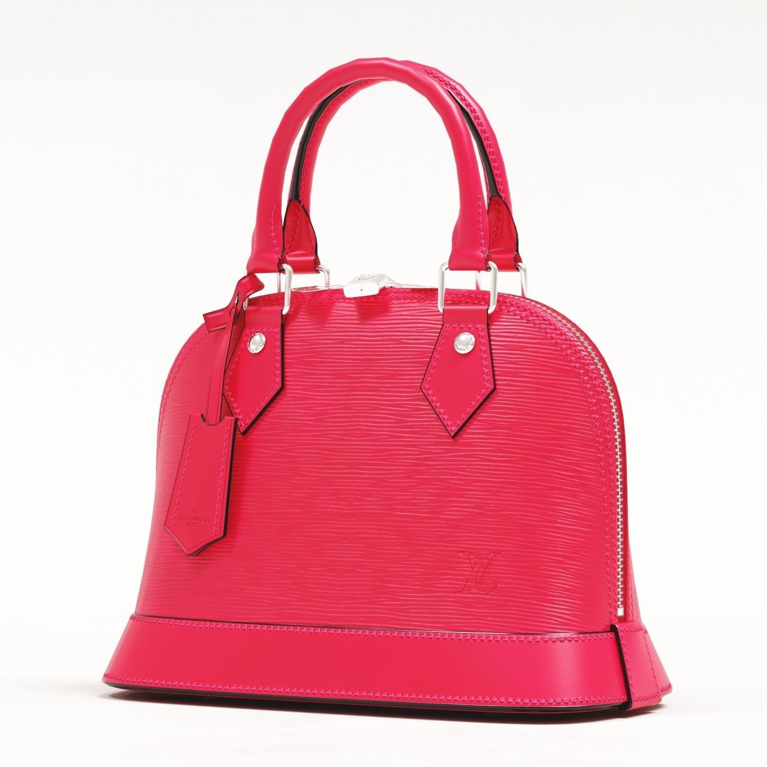 Louis Vuitton Alma BB Top Handle Bag in Epi Leather Warm Low-poly 3D model_4