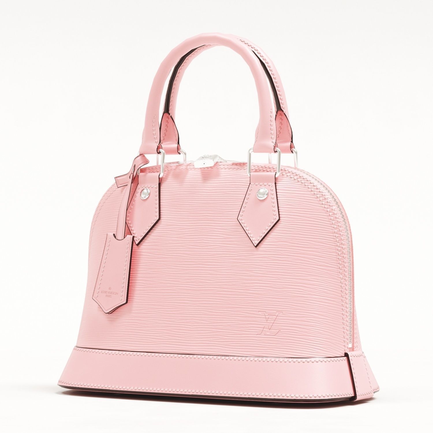 Louis Vuitton Alma BB Top Handle Bag in Epi Leather Warm Low-poly 3D model_10