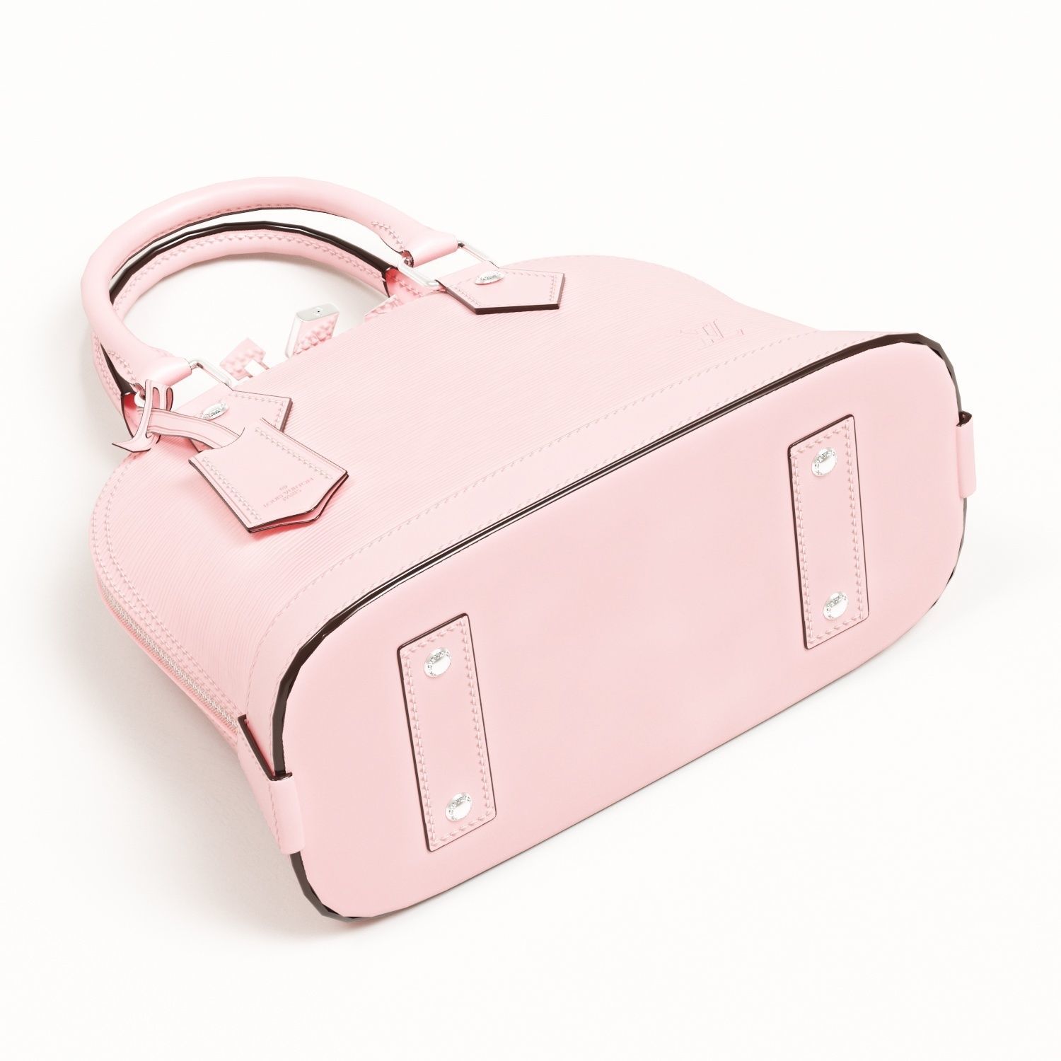 Louis Vuitton Alma BB Top Handle Bag in Epi Leather Warm Low-poly 3D model_13