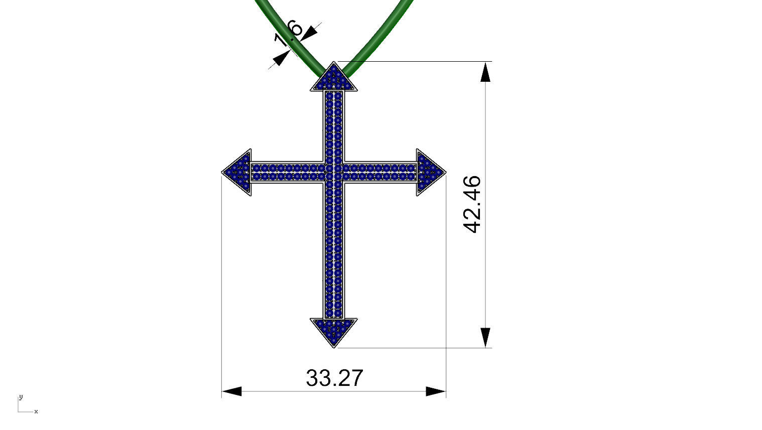 Cross KR 10 3D print model_1