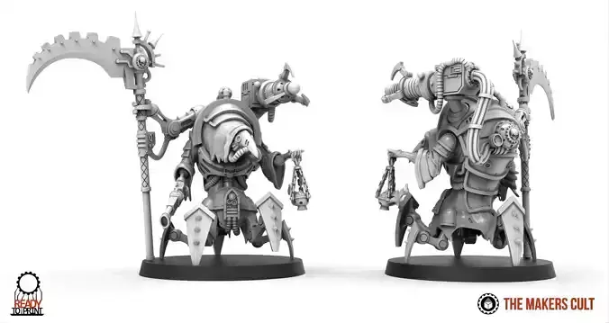 Dark Techno - Domination Priest and Plaguepriest Upgrade 3D print model