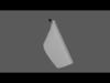  towel rack with towel Free low-poly 3D model_1