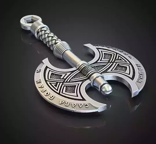 Axe pendant 3D print model